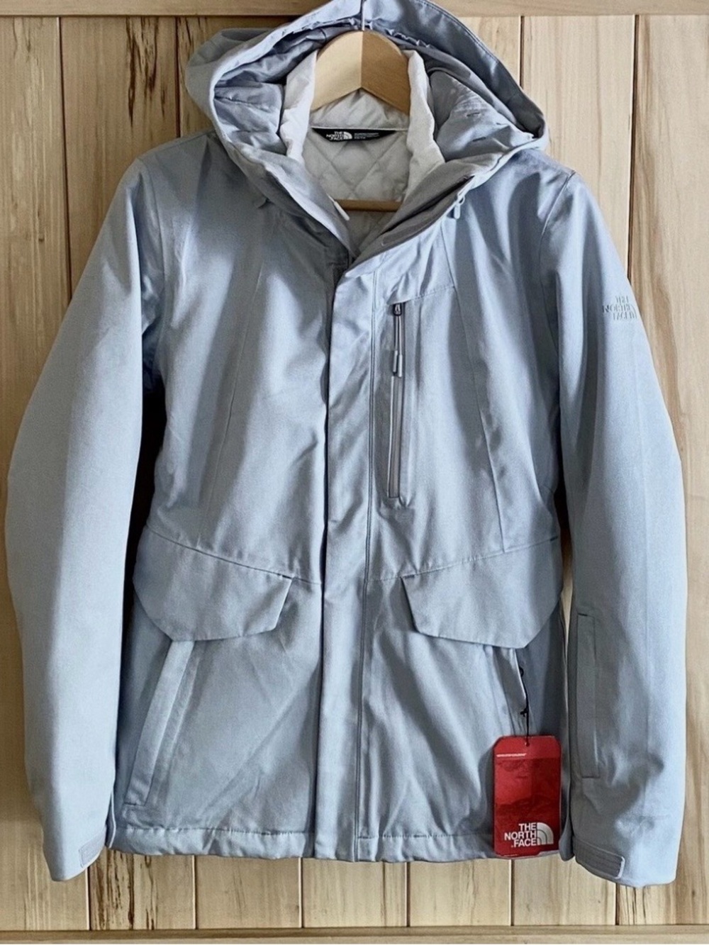 North Face Women’s Grey Snow Triclimate Ski Jacket Outer Shell